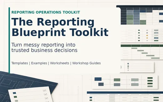 The Reporting Blueprint Toolkit cover